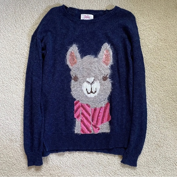 Bundle of 4 Justice knit animal sweaters - Picture 3 of 6